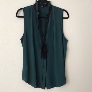 Ann Taylor Dark Green Top